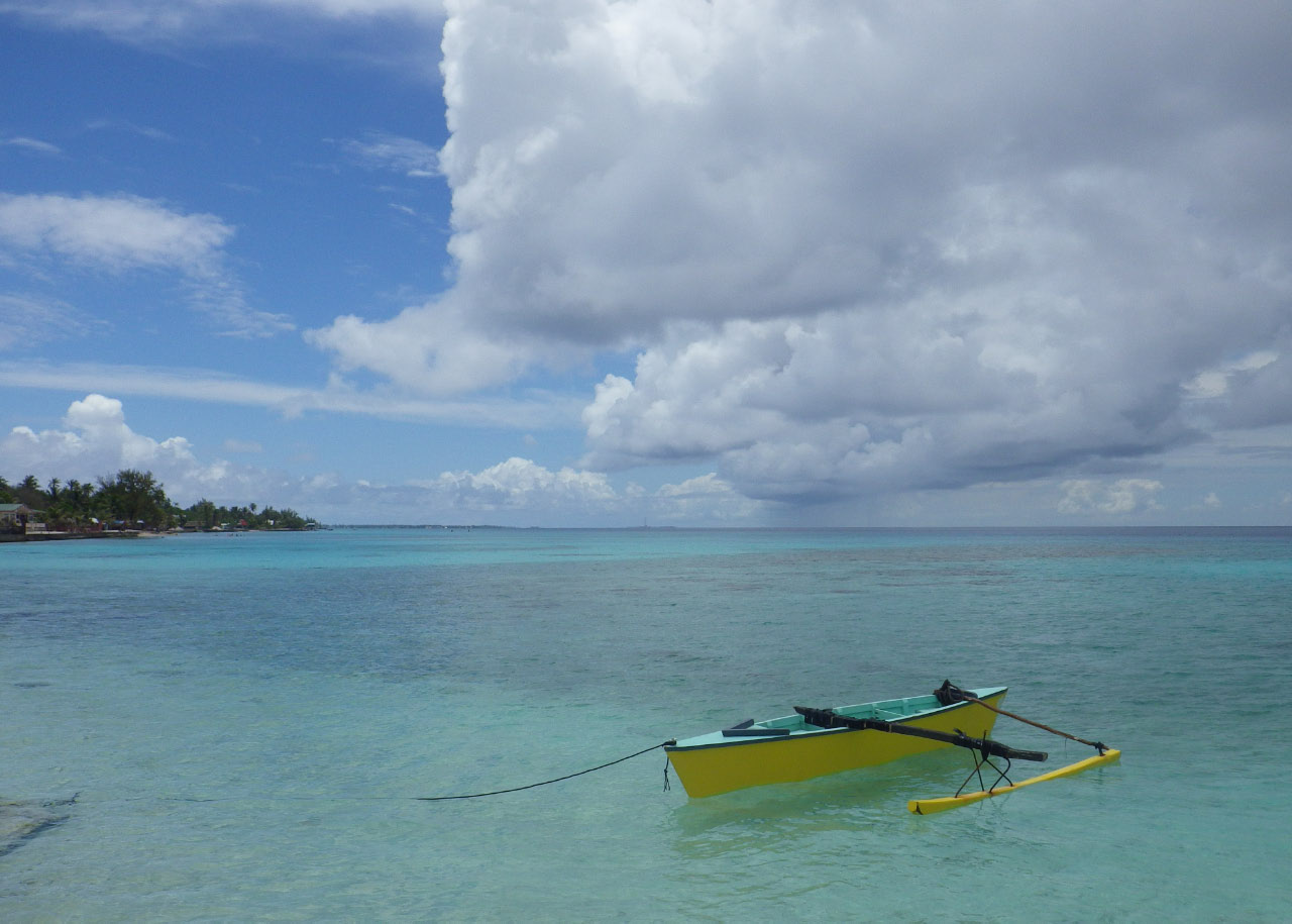 Atoll des Tuamotu en Polynésie française